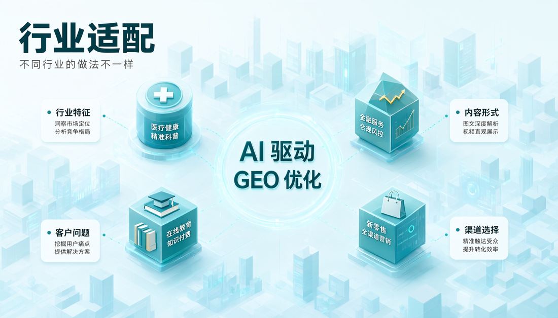 中心城区玻璃制品做GEO优化:几种方式按什么顺序做 1